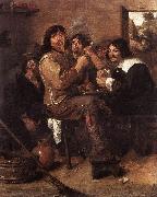 BROUWER, Adriaen Smoking Men ff USA oil painting reproduction